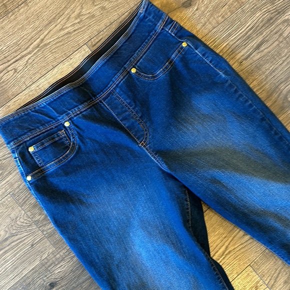 Kim Rogers Petite 12 P Jeggings Pull-on Stretch Denim Jeans - Picture 3 of 10